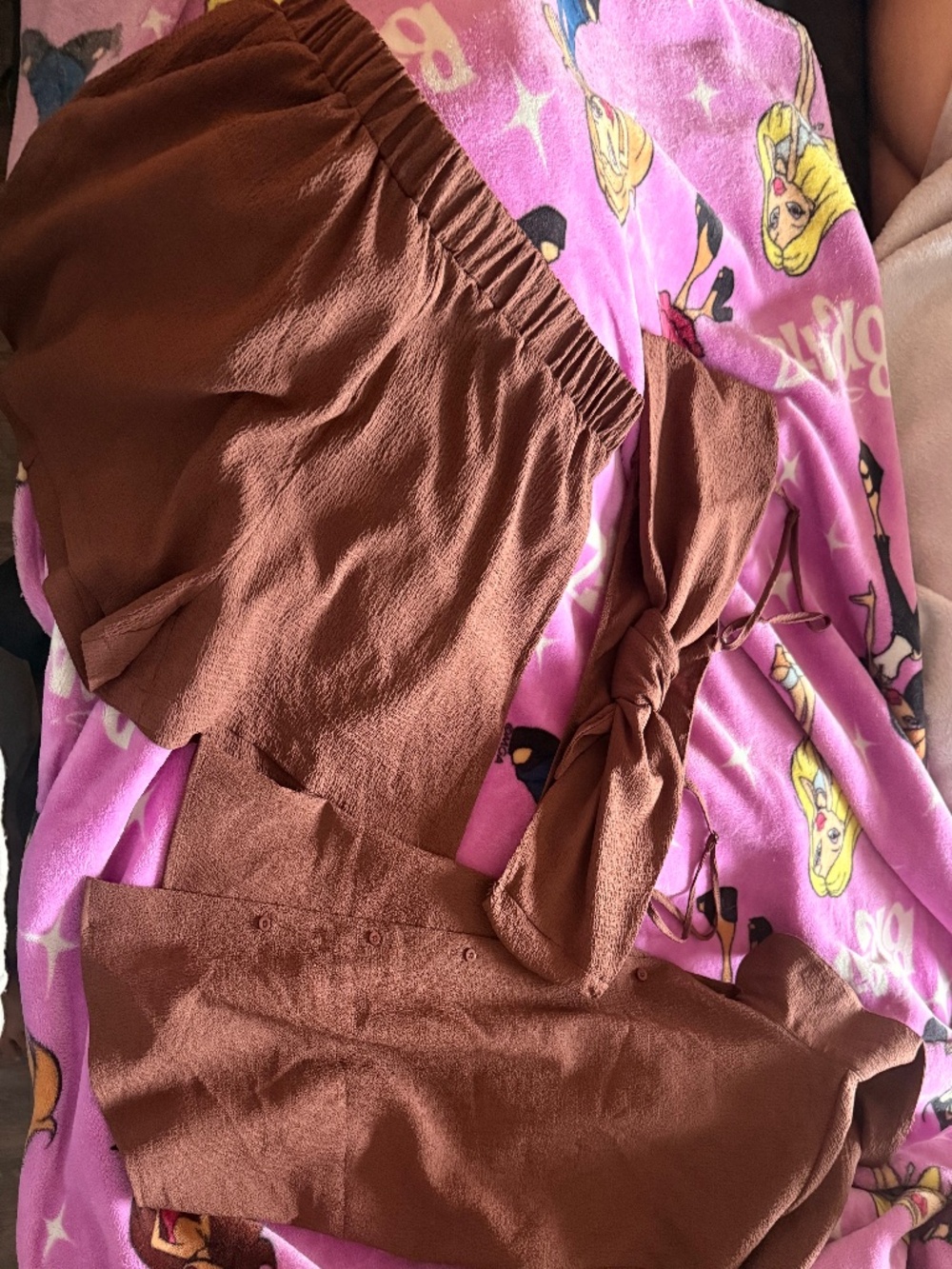 3-piece brown set
